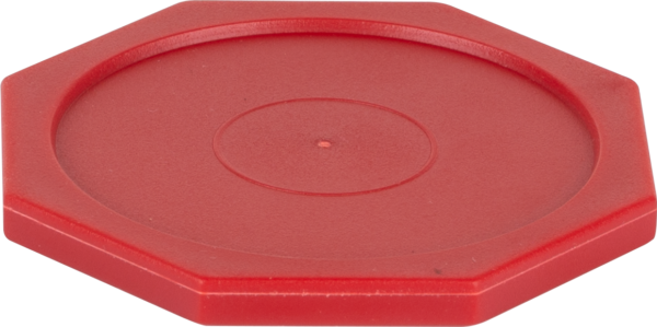 Air Hockey Puck - Red Octagon - Single